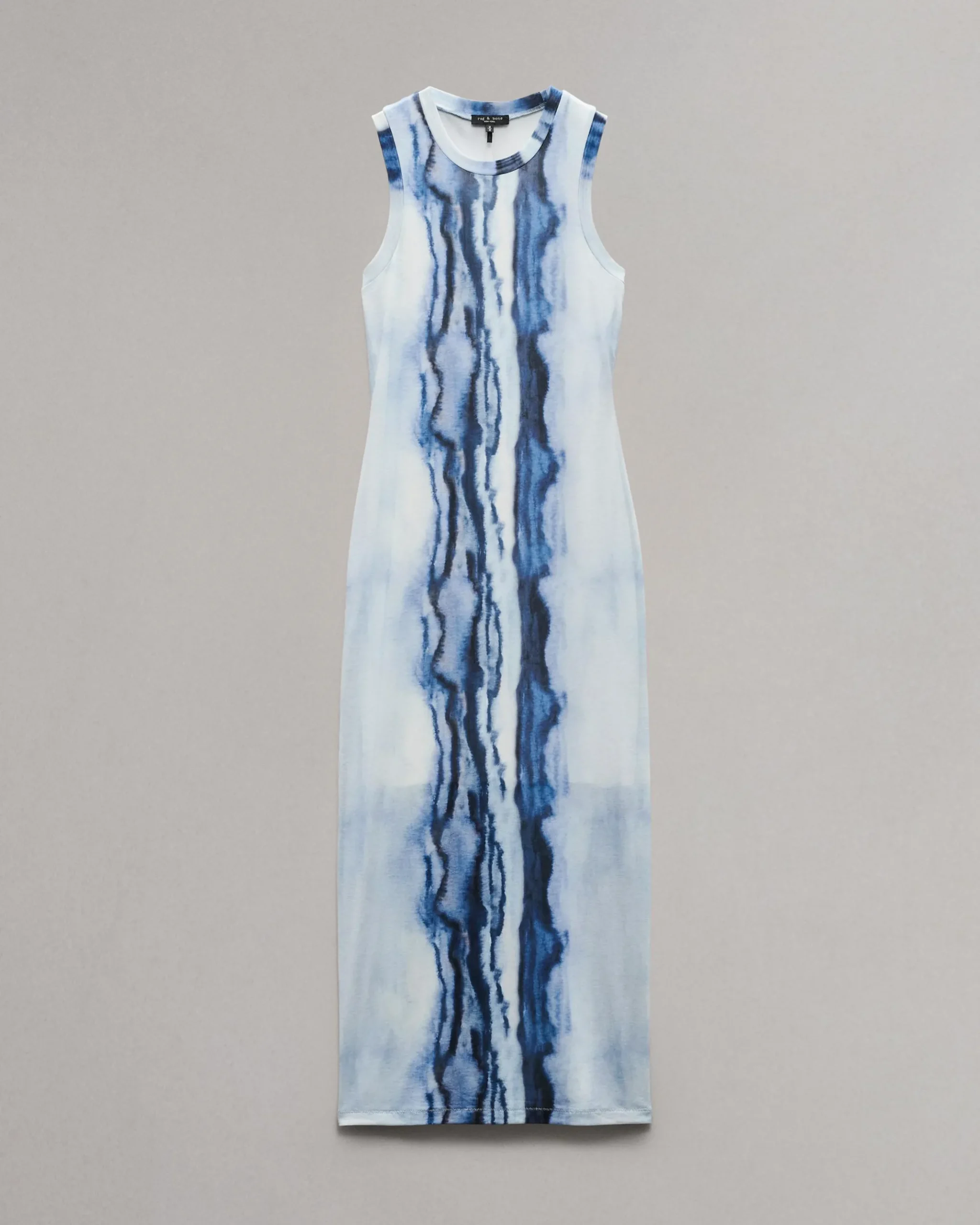 rag & bone Yana Tank Dress Blue Multi New